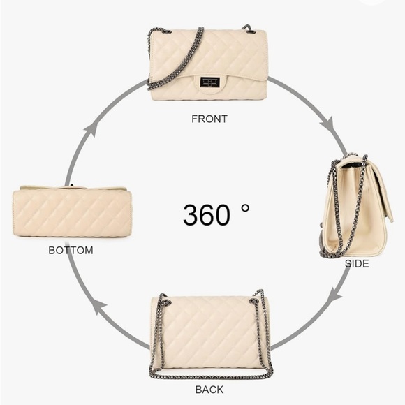 Quilted dual Crossbody shoulder purse~ - Picture 10 of 10